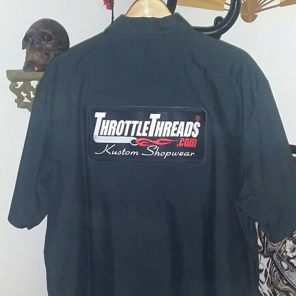 Throttle Threads King Biker Shirt 3x - Picture 3 of 4